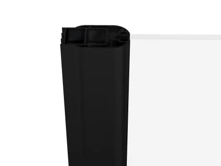 Chrome CSDL2-110 zuhanyajtó fekete+transparent