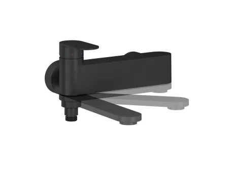 Chrome II kádcsaptelep szett nélkül CR II 022.20BL, fekete