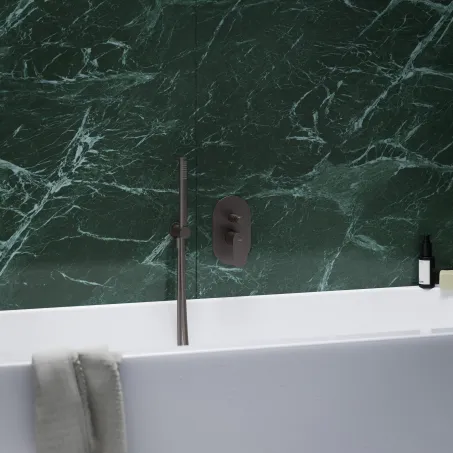 Eleganta falba süllyesztet csaptelep, automatikus, kétutas, belső egységgel EL 061.20GB.O2, Graphite Brushed