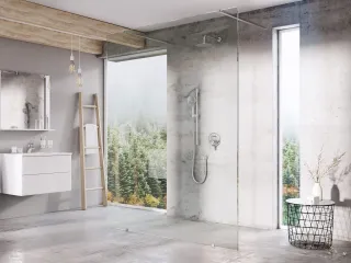 Walk-In Free Szett 160, zuhanykabin krómhatású+transparent