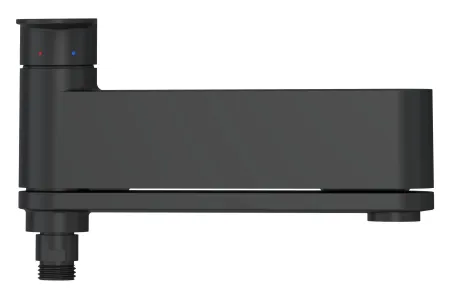 Chrome II kádcsaptelep szett nélkül CR II 022.20BL, fekete