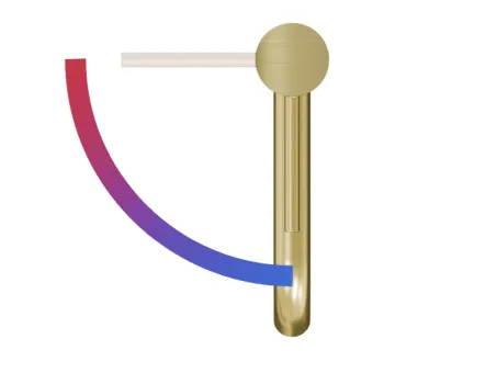 Espirit álló mosdócsaptelep BeCool 190 mm leeresztő nélkül ES 012.61GLB, Gold Brushed