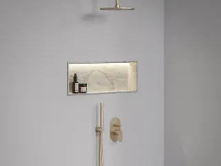 Eleganta falba süllyesztet csaptelep, automatikus, kétutas, belső egységgel EL 061.60RGB.O2, Rose Gold Brushed