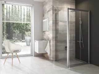 Blix BLPS-90 fix oldalfal szatén+transparent