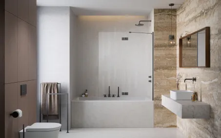 Essenza Brushed GunMetal ﻿PND II ﻿szálcsiszolt fegyvermetál kádparaván 120 átlátszó jobbos