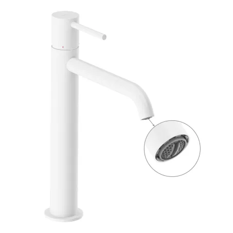 Espirit álló mosdócsaptelep 250 mm leeresztő nélkül ES 014.10WV, White Velvet