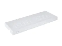 Polc Slim S, fehér/fehér