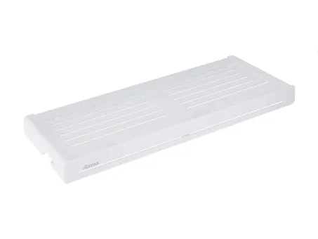 Polc Slim S, fehér/fehér