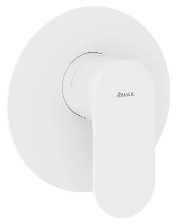 Eleganta falba szüllyesztett csaptelep, egyutas, belső egységgel EL 062.10WV.O1, White Velvet