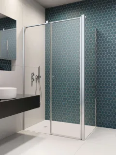 Eos KDS II szögletes zuhanykabin 110x100 átlátszó balos