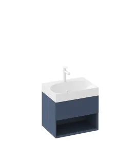 SD Lite 60 fürdőszobai szekrény mosdó alá Deepsea Blue