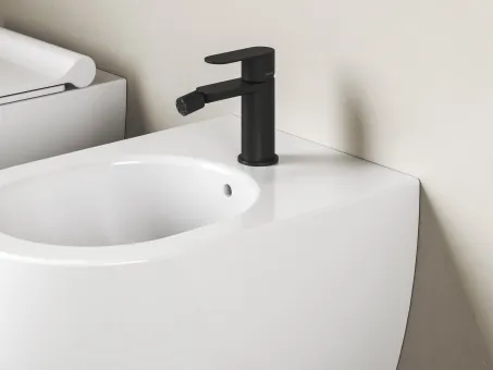 Chrome II bidécsaptelep 135 mm lefolyó nélkül CR II 056.20BL, fekete