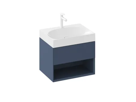 SD Lite 60 fürdőszobai szekrény mosdó alá Deepsea Blue