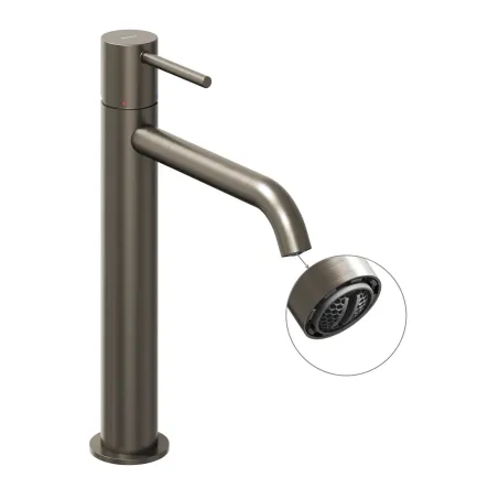 Espirit álló mosdócsaptelep 250 mm leeresztő nélkül ES 014.20GB, Graphite Brushed