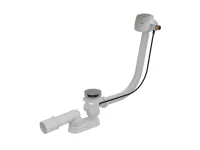 Kádfeltöltés a túlf. kád le/túlf.szett-tel 800 B H/K krómozott fedéllel