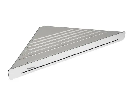 Polc Slim C, szatén/króm