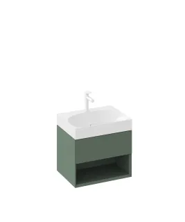 SD Lite 60 fürdőszobai szekrény mosdó alá Grey Green