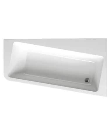 10° akrilkád 160x95 jobbos fehér