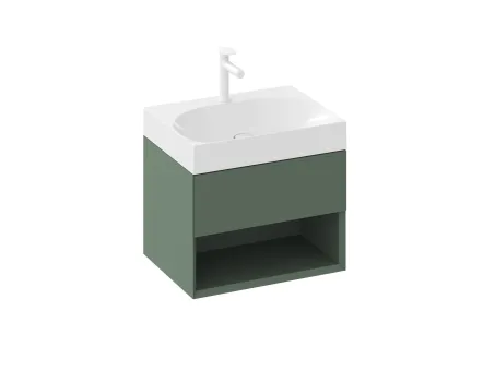 SD Lite 60 fürdőszobai szekrény mosdó alá Grey Green