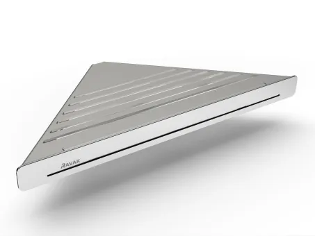 Polc Slim C, szatén/króm