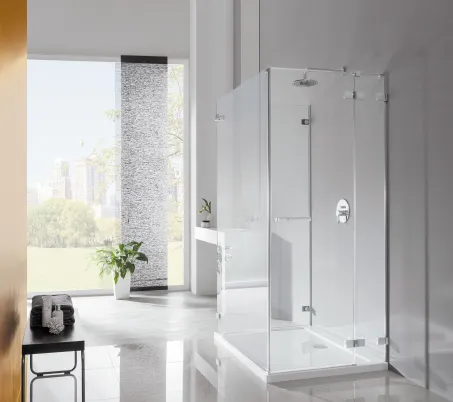 Euphoria KDJ P szögletes zuhanykabin 100x70 átlátszó balos