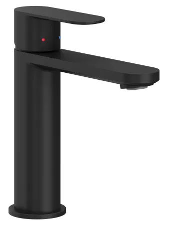 Chrome II mosdócsaptelep 175 mm lefolyó nélkül CR II 014.20BL, fekete