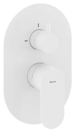 Eleganta falba süllyesztett csaptelep, kétutas, belső egység nélkül EL 065.10WV.O2. RB07E, White Velvet