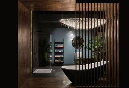 Paradise szabadon álló akril kád 180x80 fényesfekete előlappal