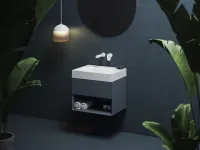 SD Lite 60 fürdőszobai szekrény mosdó alá Deepsea Blue