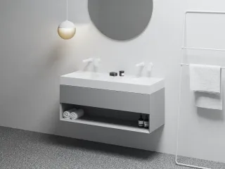 SD Lite 120 fürdőszobai szekrény mosdó alá Smoke Grey