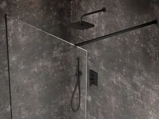 Flat falba süllyesztett csaptelep váltóval FL 065.20BL, fekete (KIZÁRÓLAG R-box Varival)