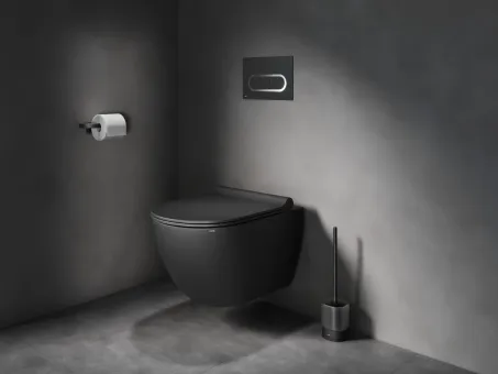 Chrome CR II 411.20BLM WC-kefe tartállyal, matt fekete