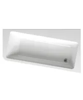 10° akrilkád 170x100 jobbos fehér