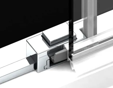Idea KDJ szögletes zuhanykabin 110x80 átlátszó jobbos