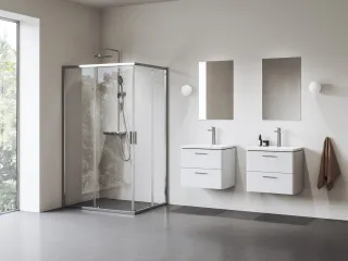 Blix II NBLRV2K 90 zuhanykabin krómhatású+transparent