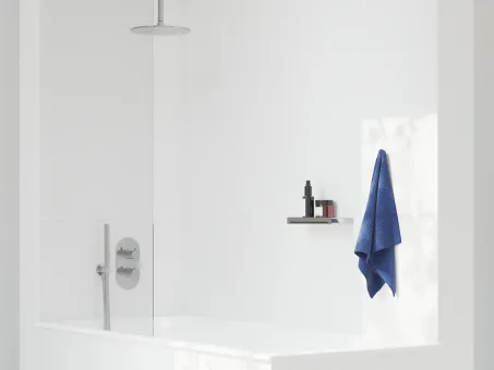 Espirit termosztátos falba süllyesztett csaptelep, háromutas, belső egység nélkül ES 067.00CR.O3.RB07C, Chrome