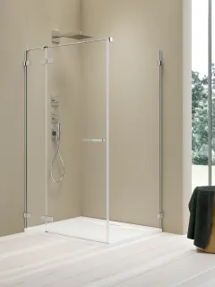 Arta KDJ II szögletes zuhanykabin 140x90 átlátszó balos