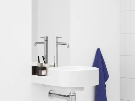 Espirit álló mosdócsaptelep BeCool 340 mm leeresztő nélkül ES 015.01CR, Chrome