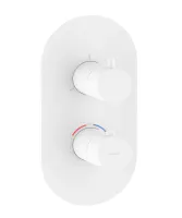 Espirit termosztátos falba süllyesztett csaptelep, háromutas, belső egység nélkül ES 067.10WV.O3.RB07C, White Velvet