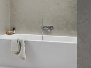 Eleganta falba süllyesztett csaptelep szettel, kétutas, belső egység nélkül EL 065.00CR.O2.RB07D.+S, Chrome