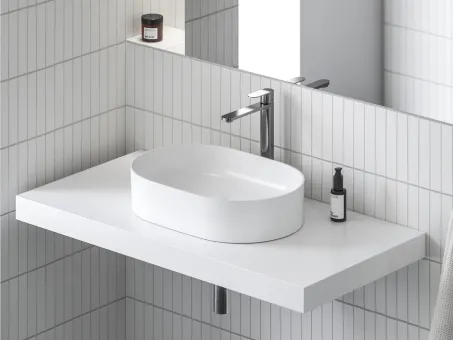 Chrome II mosdócsaptelep BeCool 300 mm lefolyó nélkül CR II 015.01CR, króm