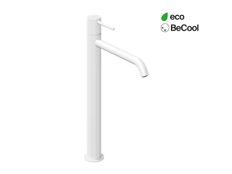 Espirit álló mosdócsaptelep BeCool 340 mm leeresztő nélkül ES 015.11WV, White Velvet