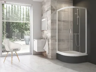 Blix BLCP4 80x80 SABINA zuhanykabin fehér+transparent