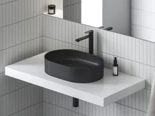 Chrome II mosdócsaptelep BeCool 300 mm lefolyó nélkül CR II 015.21BL, fekete