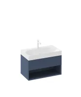 SD Lite 80 fürdőszobai szekrény mosdó alá Deepsea Blue