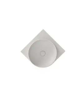 Yard 45 C kerámiamosdó Smoke Grey, túlfolyó furat nélkül