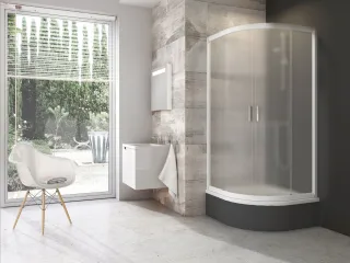 Blix BLCP4 80x80 SABINA zuhanykabin fehér+grape