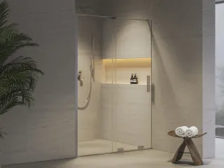 RODP2 120 zuhanyajtó krómhatású+transparent