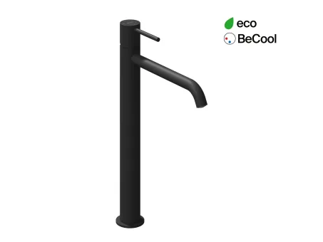 Espirit álló mosdócsaptelep BeCool 340 mm leeresztő nélkül ES 015.21BLM, Black Matt