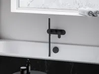 Eleganta falba süllyesztett csaptelep szettel, kétutas, belső egység nélkül EL 065.20BLM.O2.RB07D.+S, Black Matt